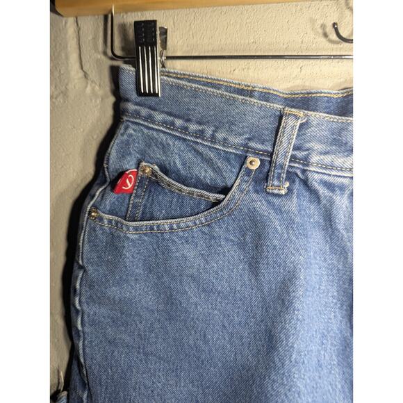No Excuses Juniors Cut Off Denim Shorts Raw Hem Shortie Shorts Size 9/10 Y2K - Picture 3 of 5
